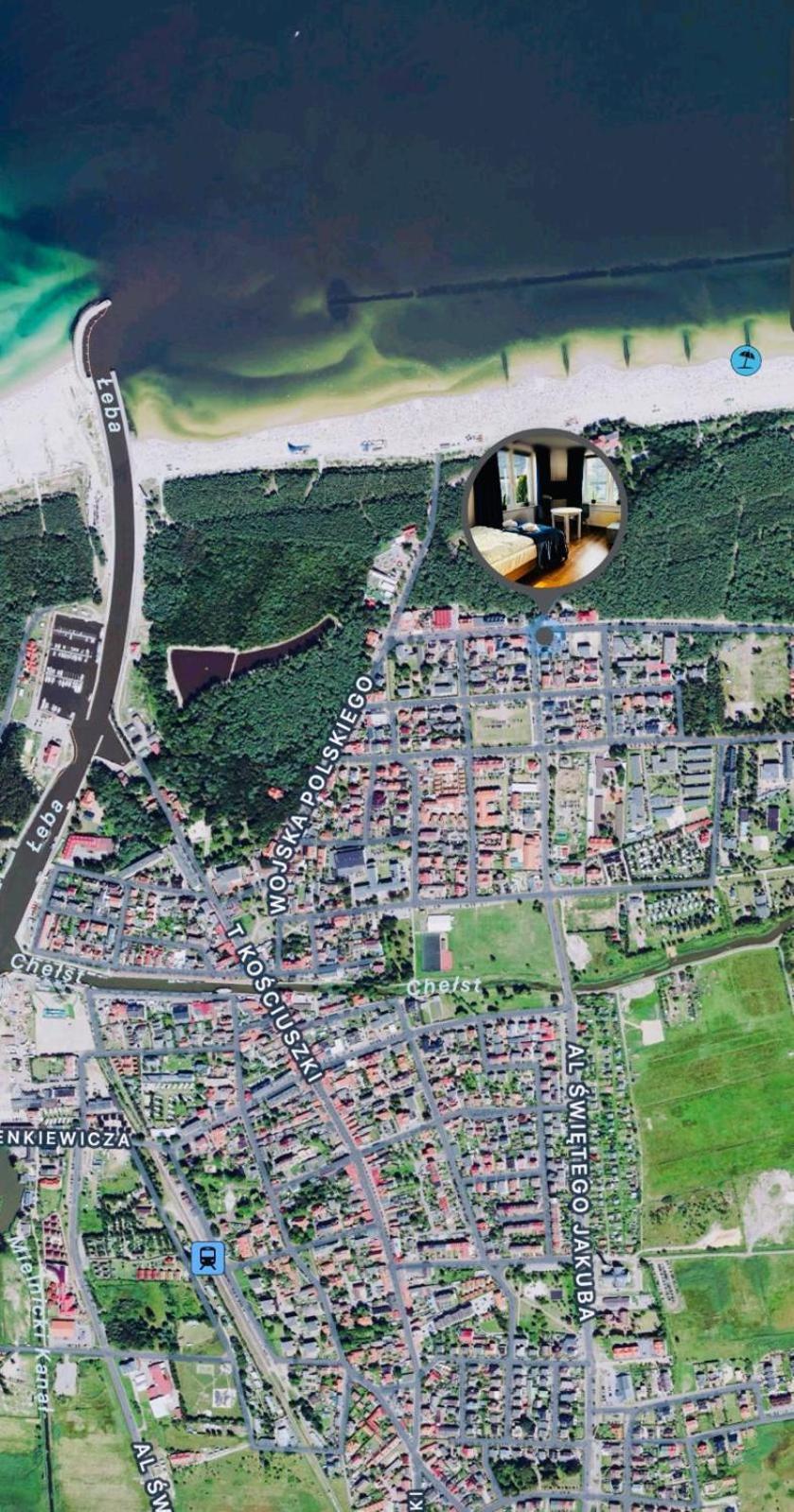 Pokoje Goscinne Nad Morzem Leba Exterior photo